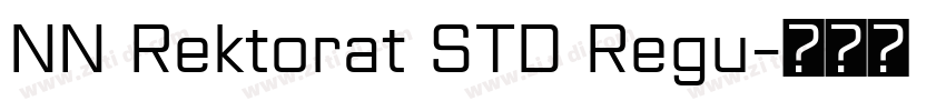 NN Rektorat STD Regu字体转换